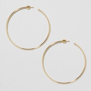 Jennifer Fisher Rose Gold 2.5in Thread Hoop